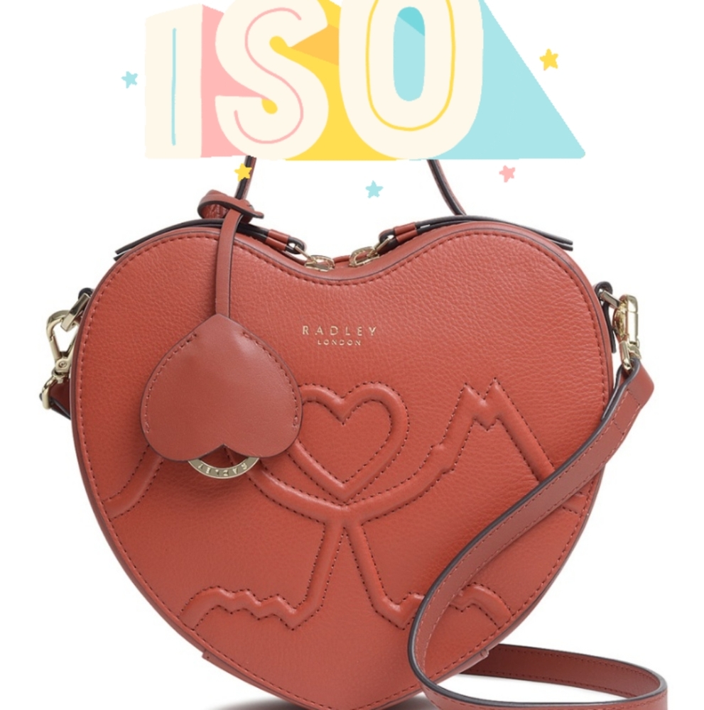 KISSING DOGS LOVE HEART BAG ISO